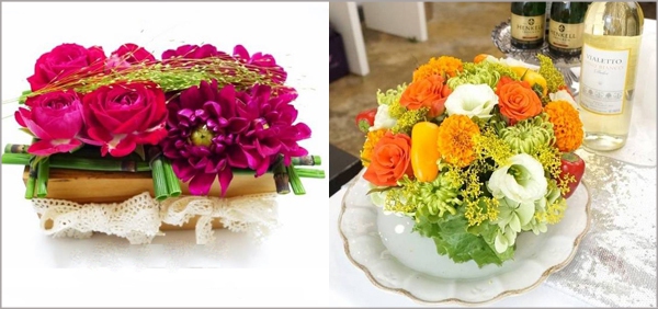 Trang trí bàn ăn với 2 cách cắm hoa đẹp mà dễ 1