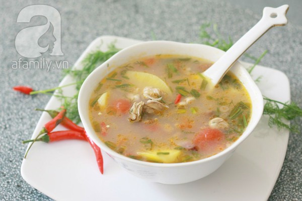 Hàu sữa nấu canh chua ngon bổ cho cả nhà 1