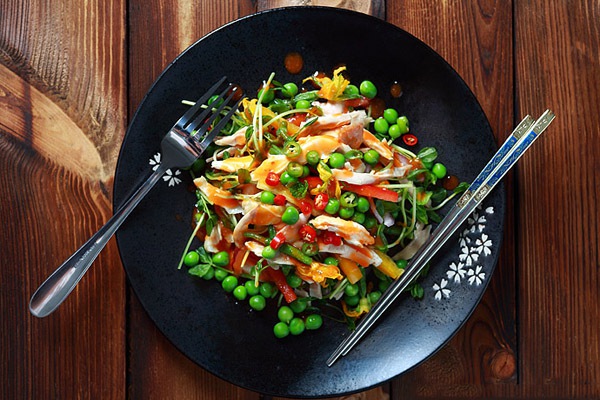 Salad gà vui mắt ngon miệng 1 Salad gà vui mắt ngon miệng 1