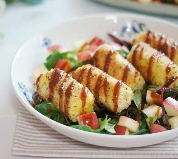 Cách làm salad khoai tây kiểu mới đẹp mắt lạ miệng 1