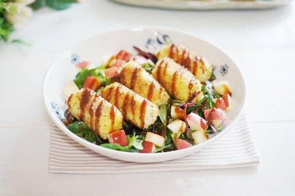 Cách làm salad khoai tây kiểu mới đẹp mắt lạ miệng 16