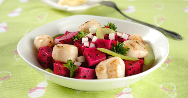 Ngon miệng đẹp da với salad thanh long 3 Ngon miệng đẹp da với salad thanh long 3