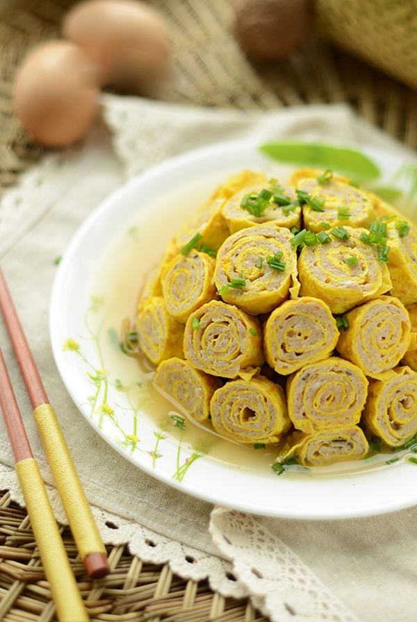 Trứng cuộn thịt đẹp mắt ngon miệng cho bữa tối 16