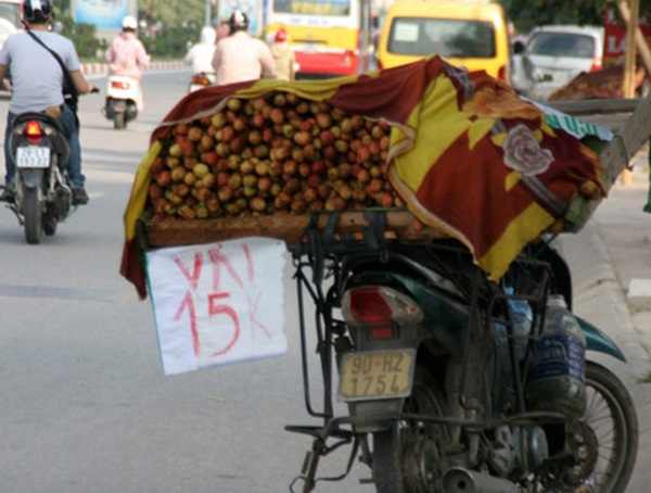 Chợ hoa quả khổng lồ trên vỉa hè Hà Nội  4