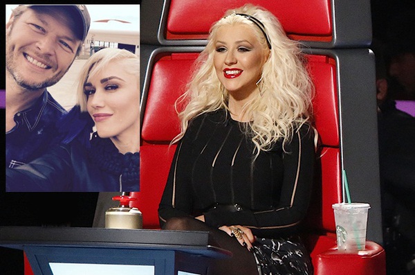 Christine Aguilera khen ngợi Blake Shelton và Gwen Stefani
