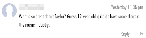 Taylor Swift gây tranh cãi