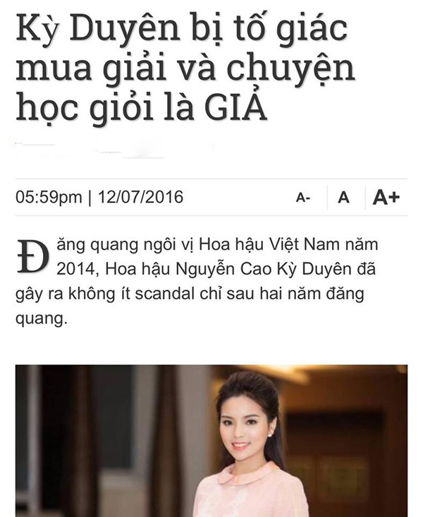 hoa hậu kỳ duyên