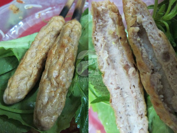Lạ miệng m&oacute;n b&aacute;nh x&egrave;o nh&acirc;n gi&ograve; v&agrave; t&ocirc;m kh&ocirc; tr&ecirc;n phố Đội Cấn 8