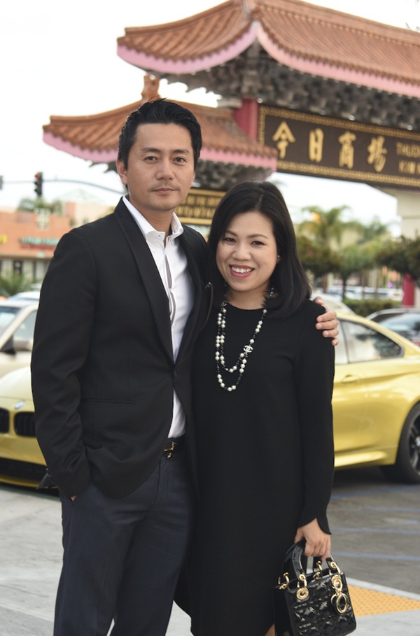 Trương Minh Cường và vợ