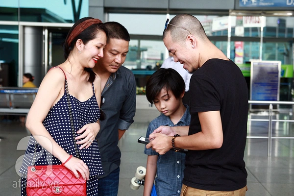Kim Hiền và gia đình