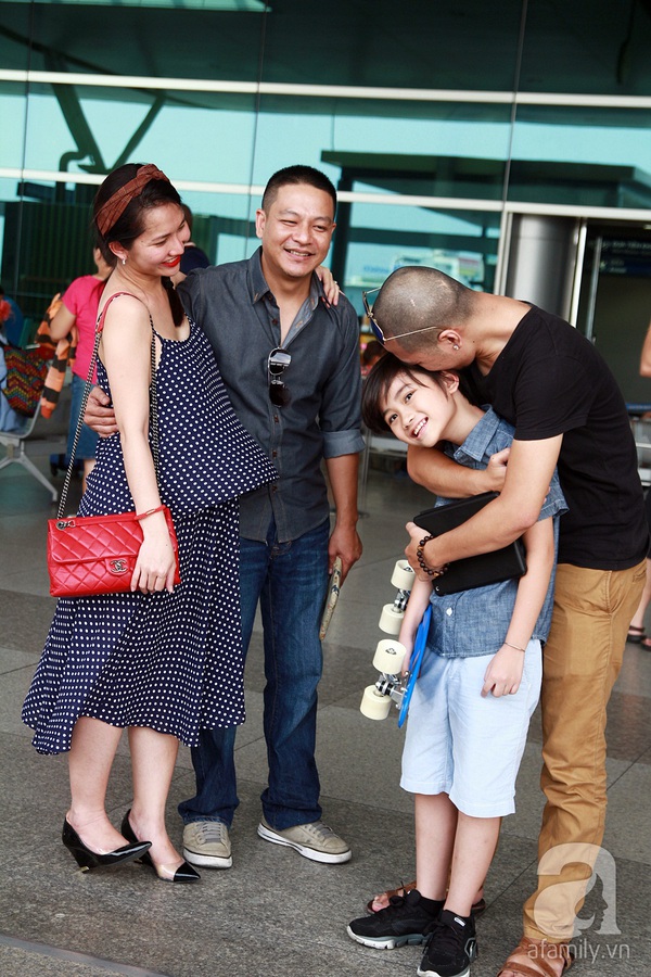 Kim Hiền và gia đình