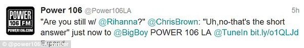 Rihanna và Chris Brown lại chia tay 2