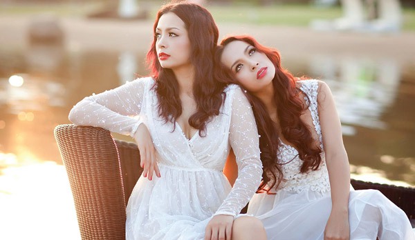 Những cặp chị em xinh đẹp nổi tiếng của showbiz Việt 20