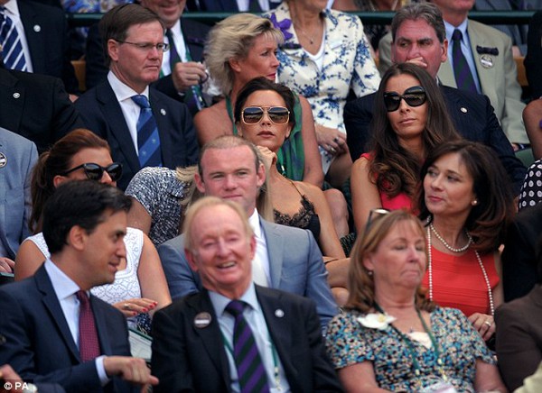 Bà Beck gợi cảm đi xem chung kết giải Wimbledon 6