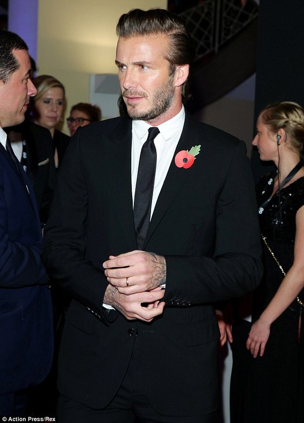 David Beckham vinh danh trong lễ trao giải Người đàn ông của năm 1