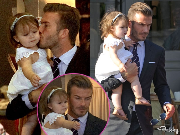 Ngắm khoảnh khắc Beckham và con gái Harper hôn nhau đầy tình cảm 4