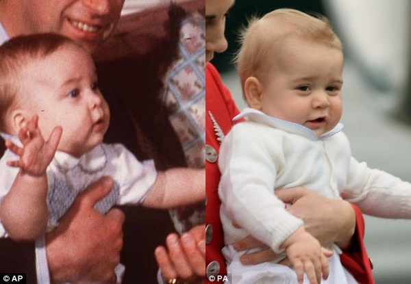 Hoàng tử bé nước Anh giống hệt bố khi còn nhỏ 2