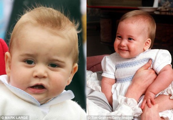 Hoàng tử bé nước Anh giống hệt bố khi còn nhỏ 3