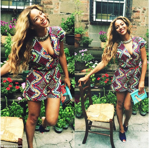 Beyonce hạnh phúc đi nghỉ hè cùng chồng con 2