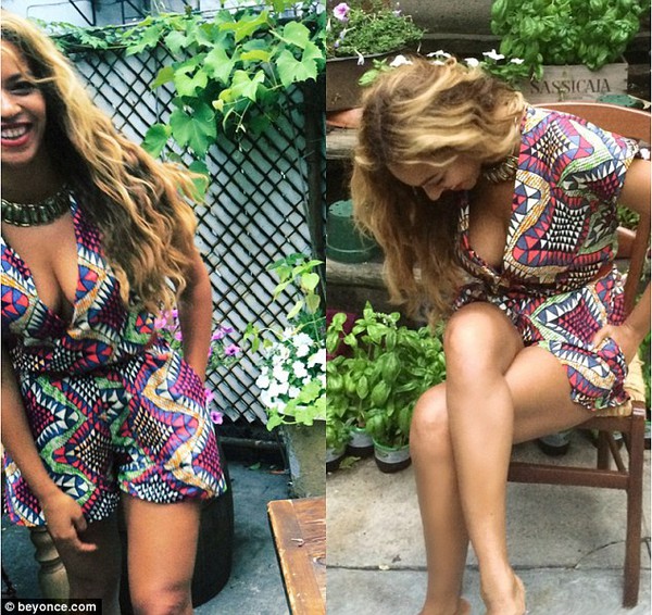 Beyonce hạnh phúc đi nghỉ hè cùng chồng con 3