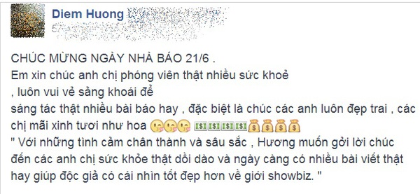 "Sao" Việt gửi lời chúc tới các nhà báo nhân ngày 21/6 6