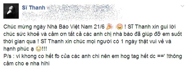 "Sao" Việt gửi lời chúc tới các nhà báo nhân ngày 21/6 4