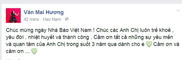 "Sao" Việt gửi lời chúc tới các nhà báo nhân ngày 21/6 5