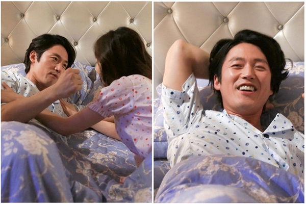 Jang Hyuk lau giày, massage tay cho Jang Nara 3