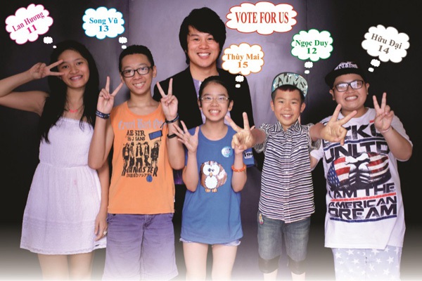 Thanh Bùi hát ngẫu hứng cùng "các con cưng" The Voice Kids 2