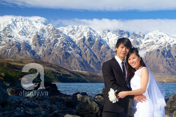 Ảnh cưới "chất lừ" của cặp đôi dành 1 tháng đi khắp New Zealand tự chụp  5