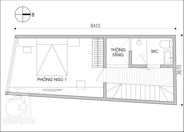 Tư vấn thiết kế nh&agrave; 28 m&eacute;t vu&ocirc;ng tho&aacute;ng đ&atilde;ng, tr&agrave;n ngập &aacute;nh s&aacute;ng 3