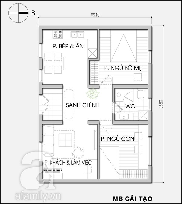 Tư vấn cải tạo nhà tập thể cũ ở Hà Nội 2