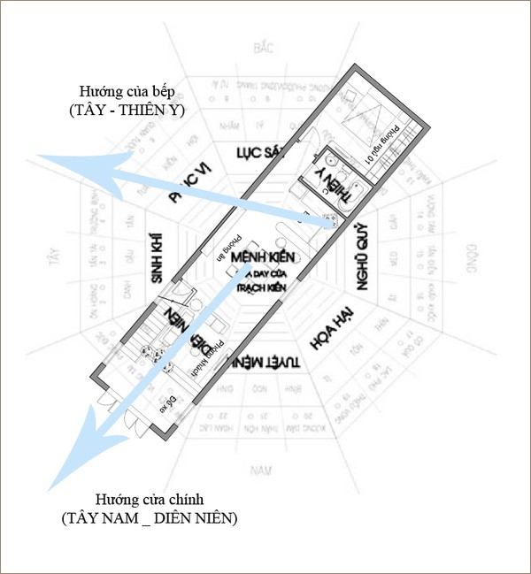 Tư vấn cải tạo nhà ống cho gia chủ mệnh Kim 4