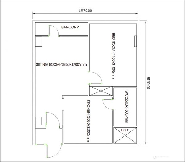 Tư vấn cải tạo thêm phòng ngủ cho căn hộ 54m² 1