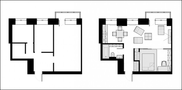 Căn hộ 38m² đơn giản nhưng hoàn hảo cho cặp đôi hiện đại 1