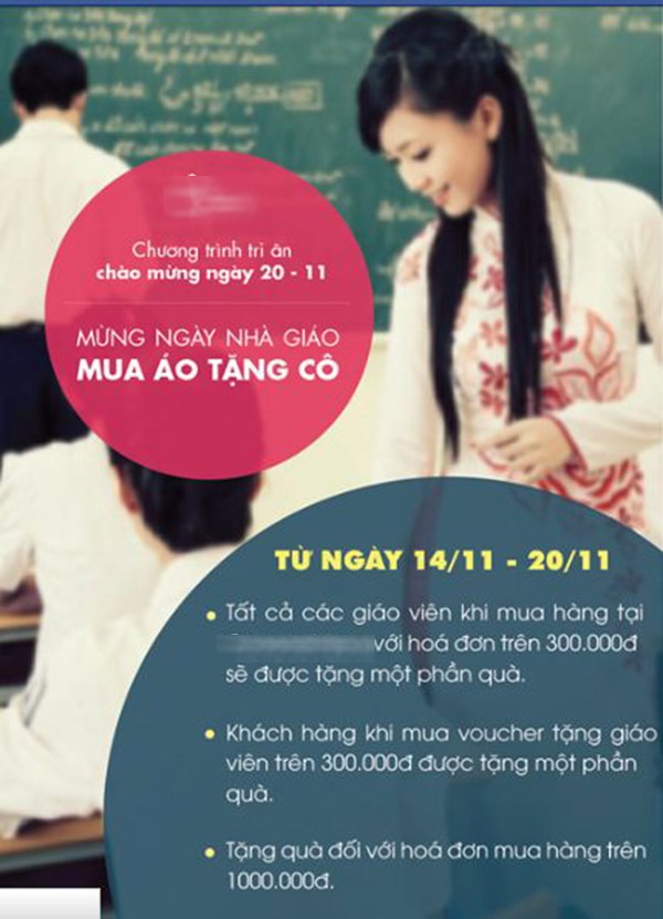 Thị trường quà tặng phong phú cho ngày 20/11 1