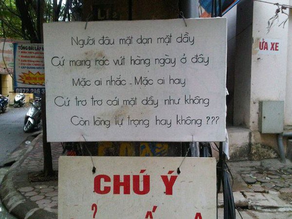 cấm vứt rác nơi công cộng 3