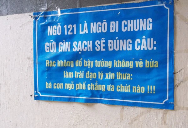 cấm vứt rác nơi công cộng 5