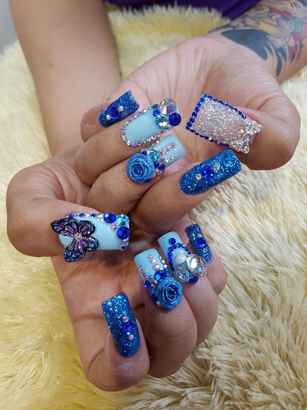 choáng với độ chịu chi làm nails của chị em