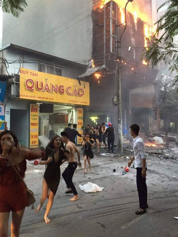vụ cháy ở Nguyễn Khang