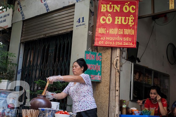 bún ốc cô Huệ