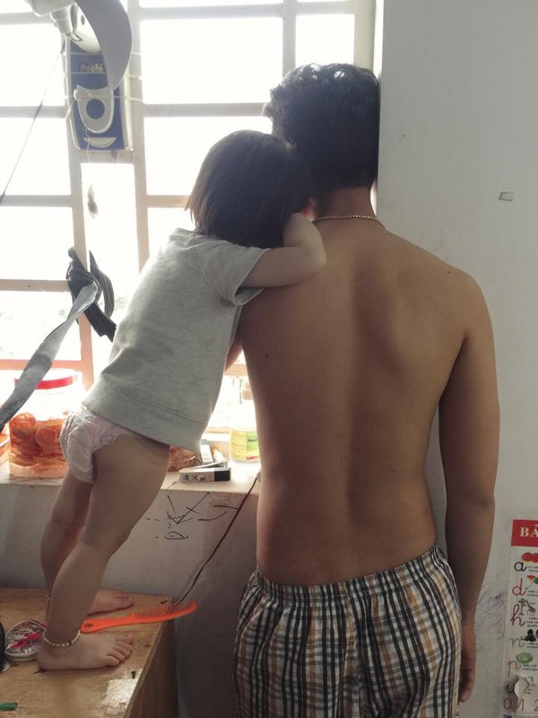 con gái và bố con gái và bố