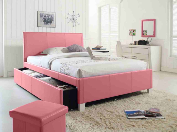 5 mẫu giường ngủ ngọt ngào cho cô nàng yêu màu hồng 2
