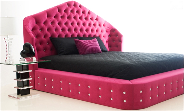 5 mẫu giường ngủ ngọt ngào cho cô nàng yêu màu hồng 5