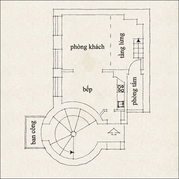 Học c&aacute;ch b&agrave;i tr&iacute; thanh lịch chẳng kh&aacute;c spa của căn hộ 38m&sup2; 1