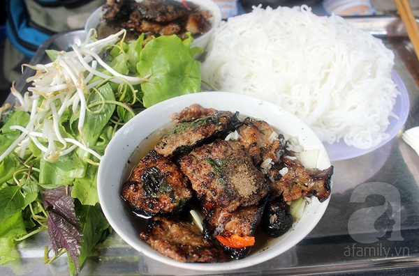 bún chả hàng than