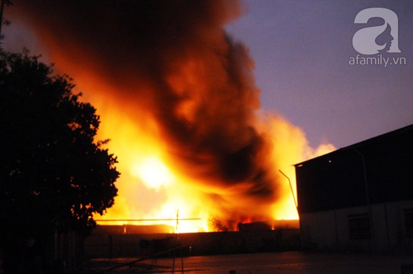 TP.HCM: Cháy lớn tại khu xử lý rác, cột lửa bốc cao cả trăm mét 4