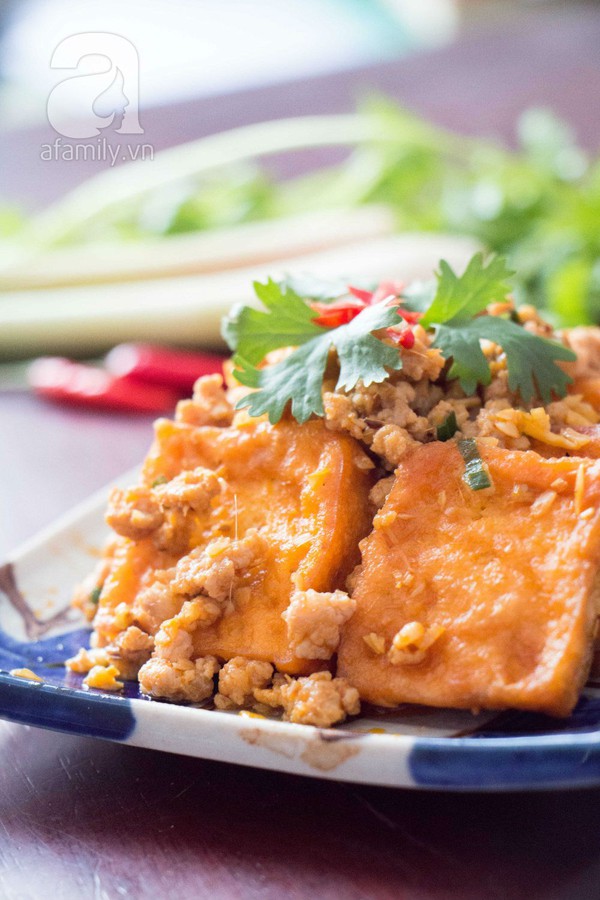 Đậu hũ xốt thịt bằm giản dị cho bữa tối 1 Đậu hũ xốt thịt bằm giản dị cho bữa tối 1
