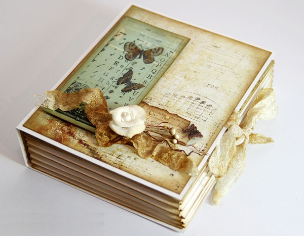 Tự làm hộp quà vintage bằng giấy đơn giản mà ấn tượng 15