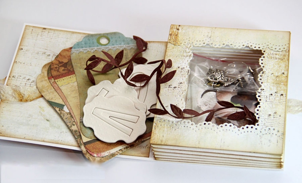 Tự làm hộp quà vintage bằng giấy đơn giản mà ấn tượng 16